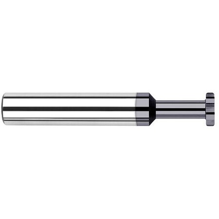 Harvey Tool 5/8 dia. x 0.02 in. Radius x 1/8 in. Width x 1 in.Neck Carbide Corner Radius Keyseat Cutter, 8 Flute 731060-C3